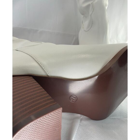 New Women Cowboy Knee High Boots wide C 71/2 - Picture 5 of 10